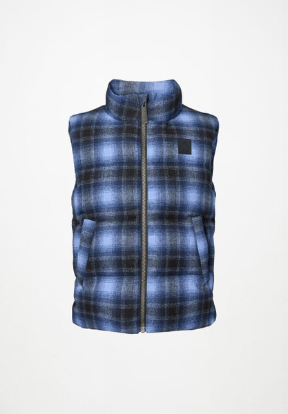 Buy Heike Wool Check Navy at Molo