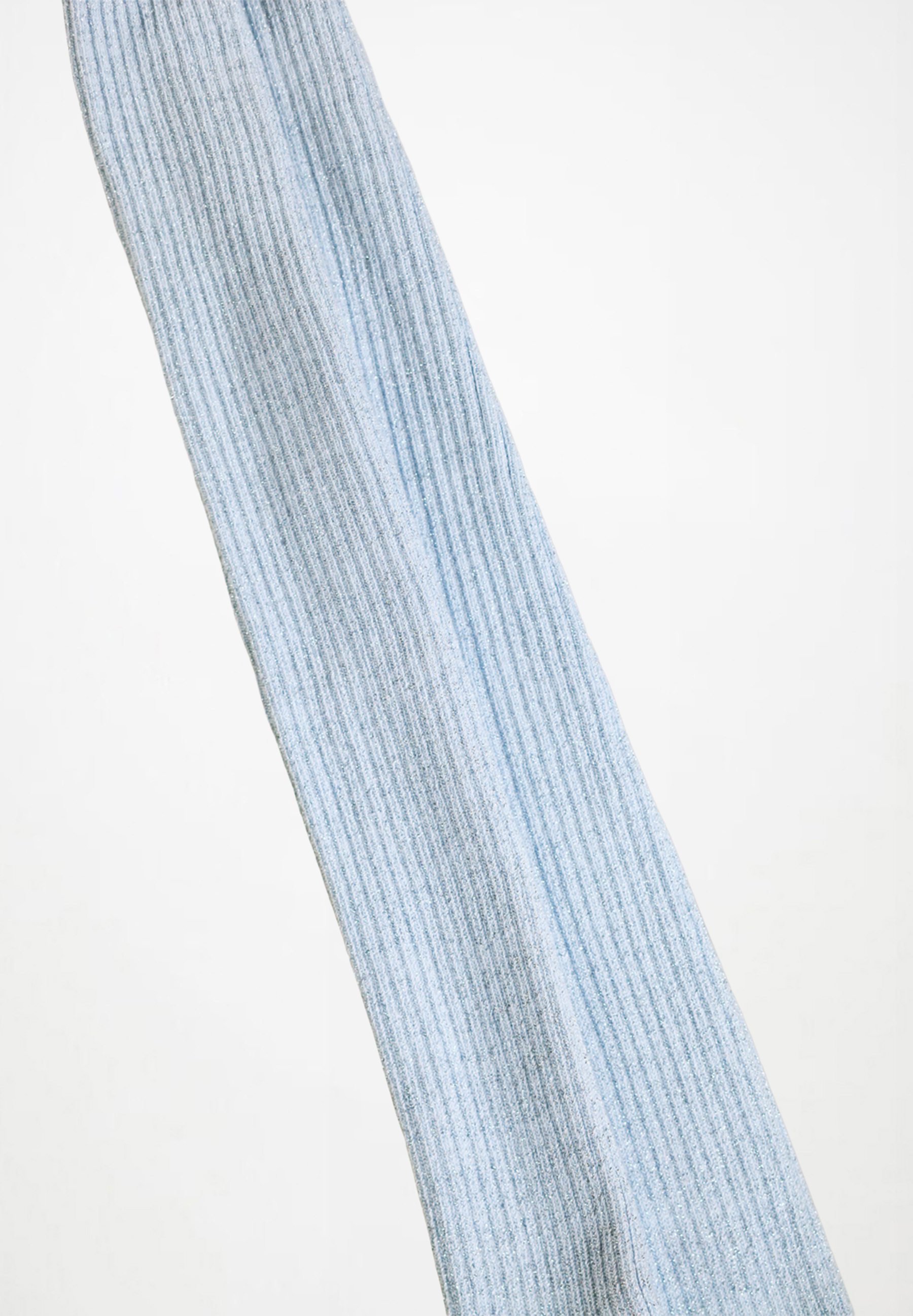 Glitter rib Tights Morning Sky