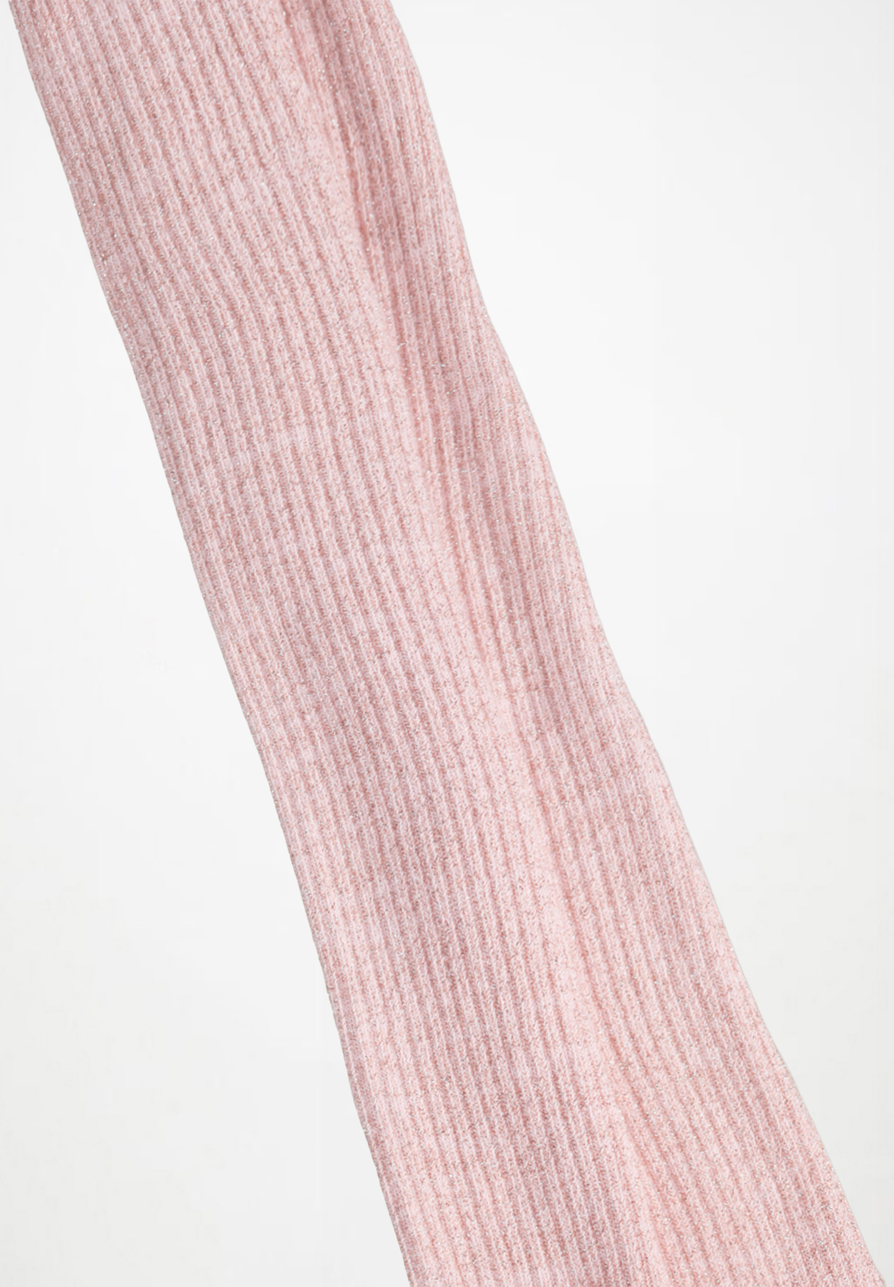 Glitter rib Tights Cloud Pink