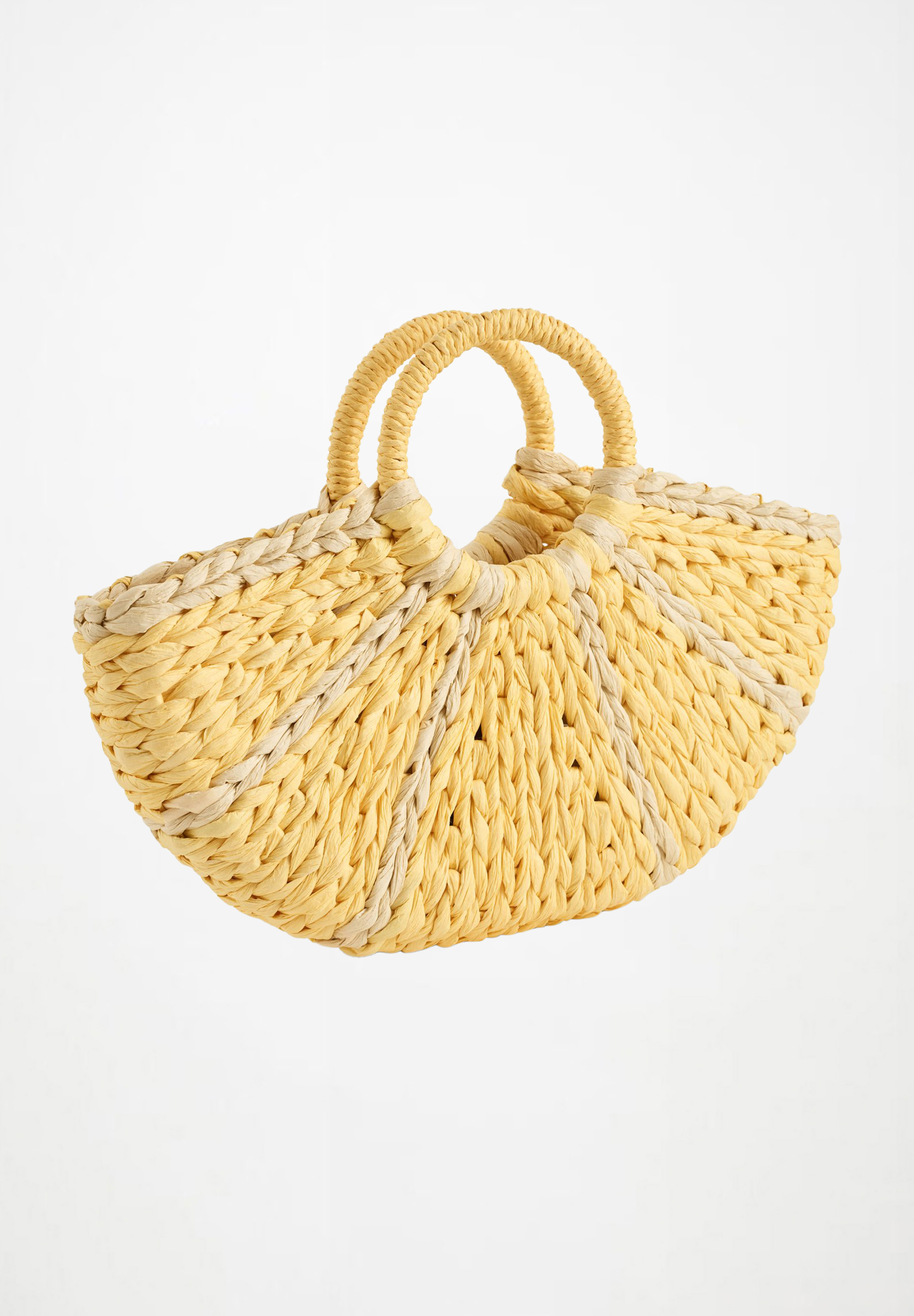 Lemon Straw Bag