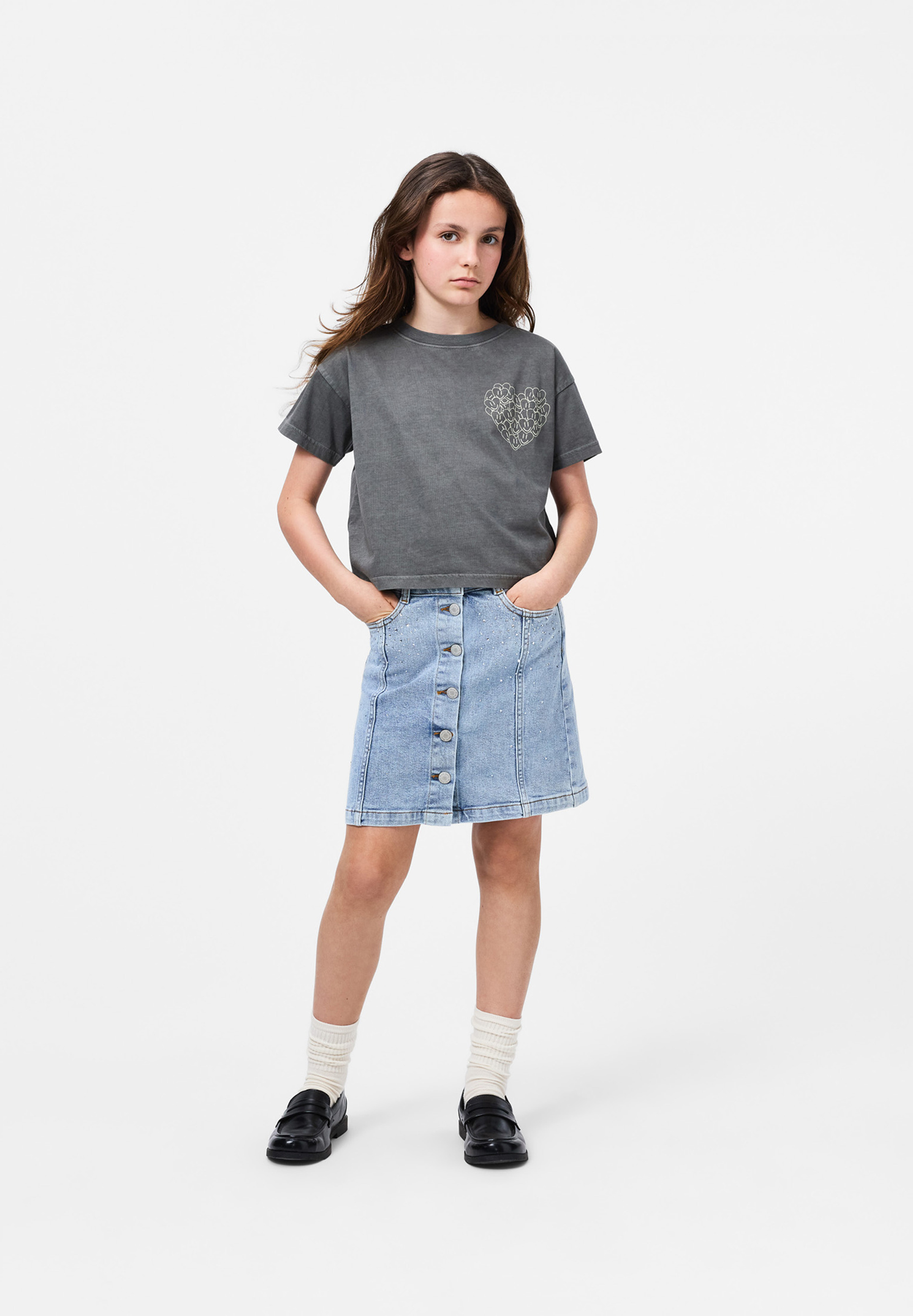 Bera Rhinestone Denim