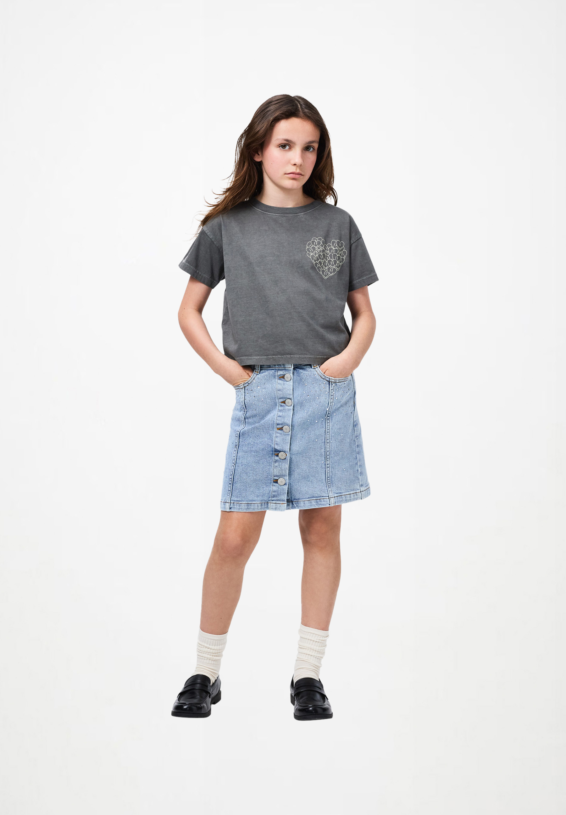 Bera Rhinestone Denim