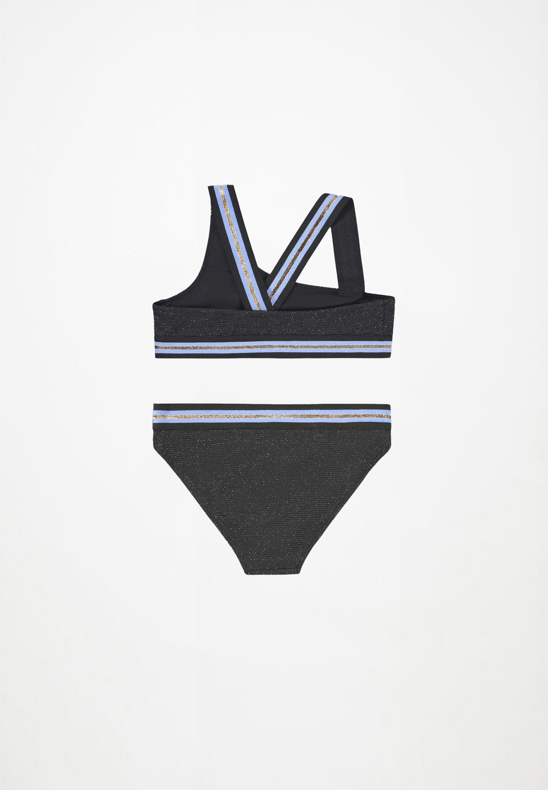 Nicola Black Glitter