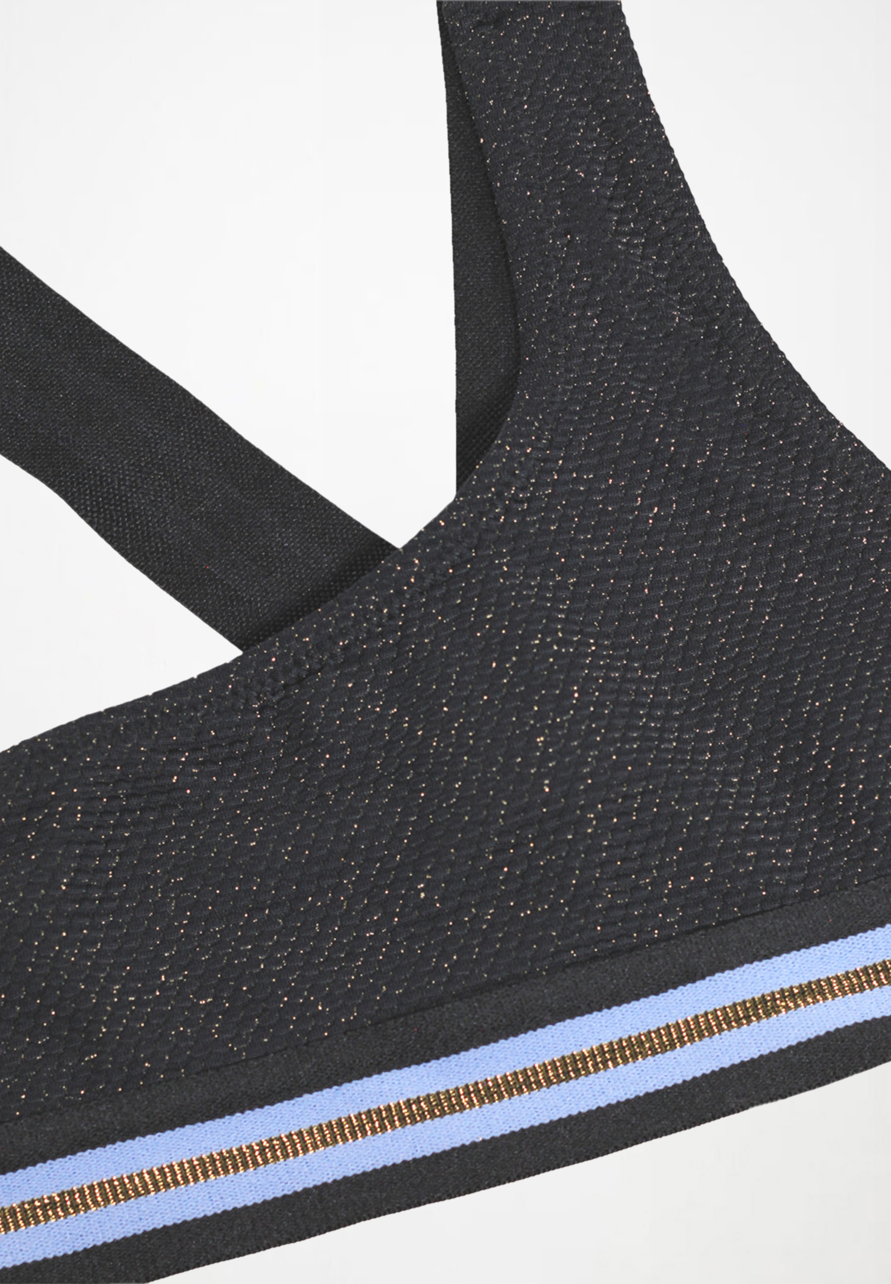 Nicola Black Glitter