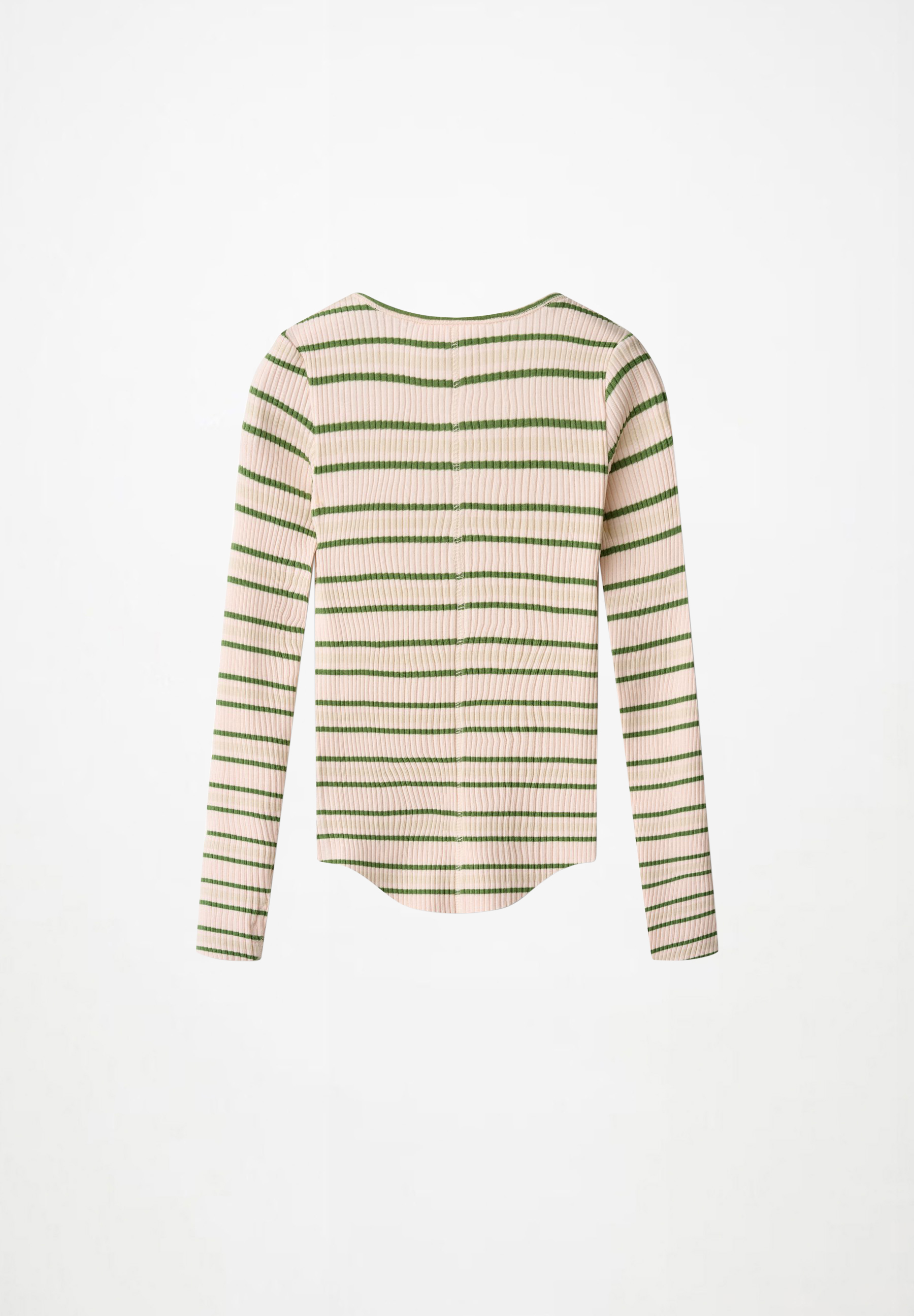 Rochelle Cloud Green Stripe