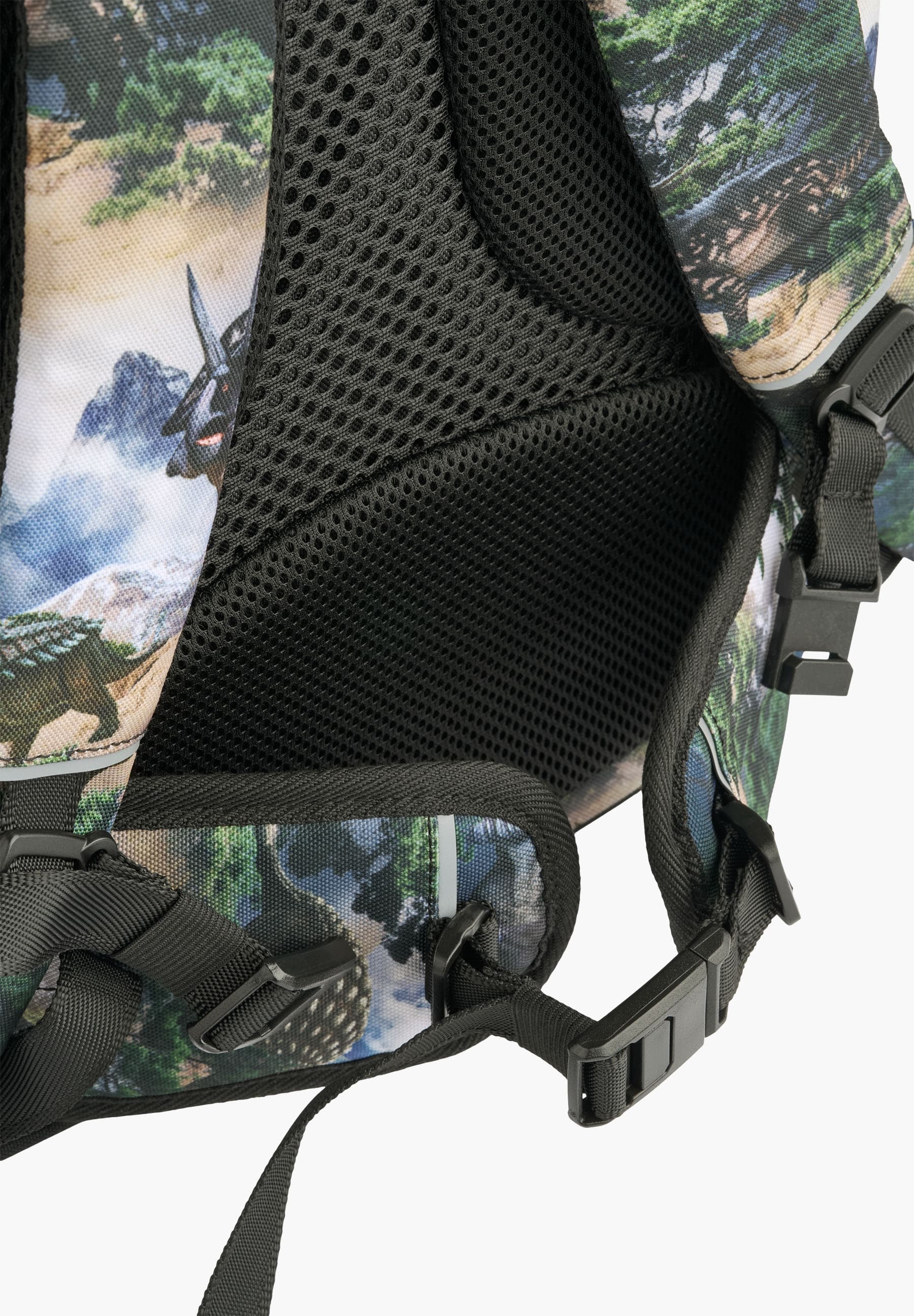 Backpack School Mountain Dino