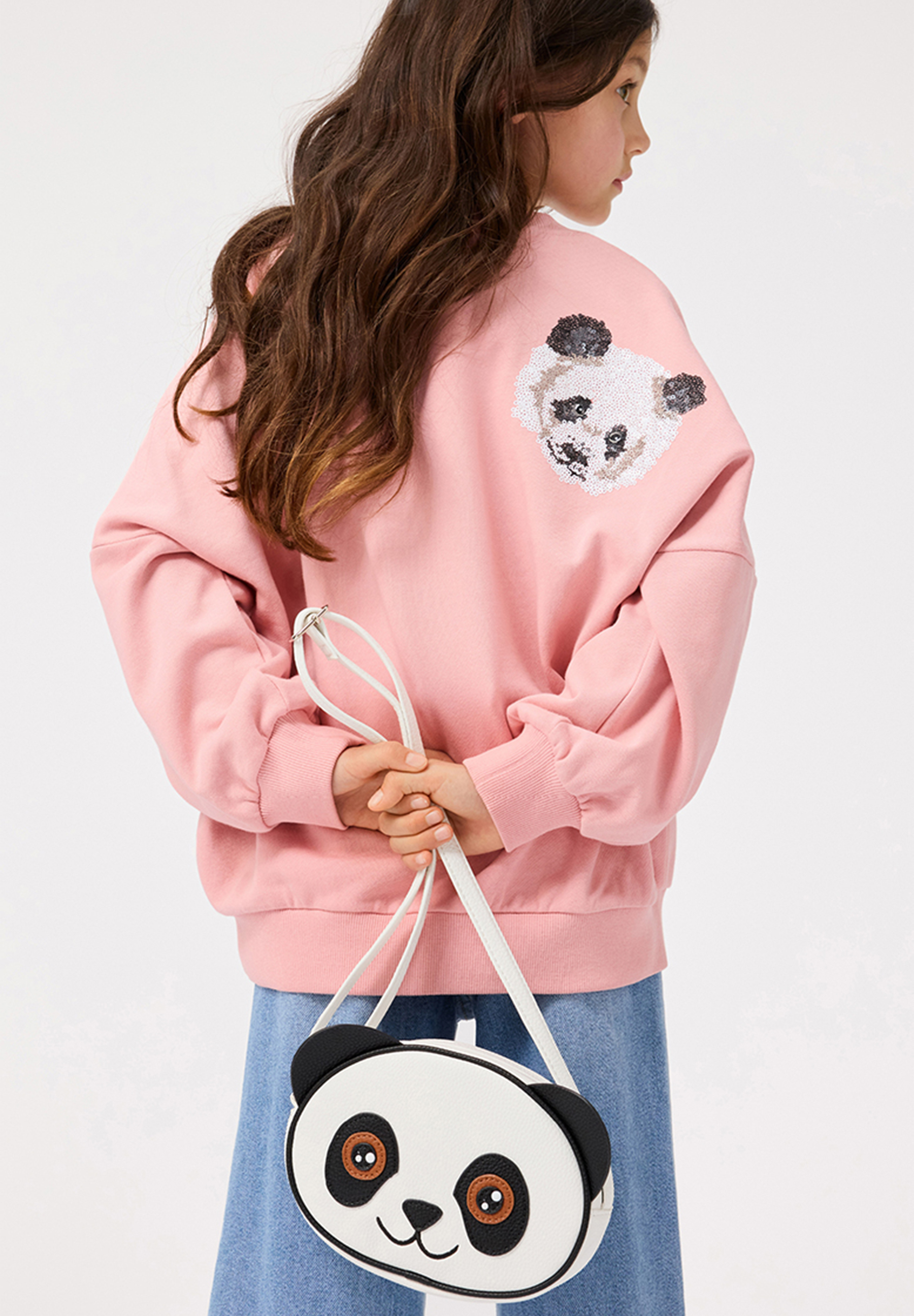 Panda Bear bag Crisp White