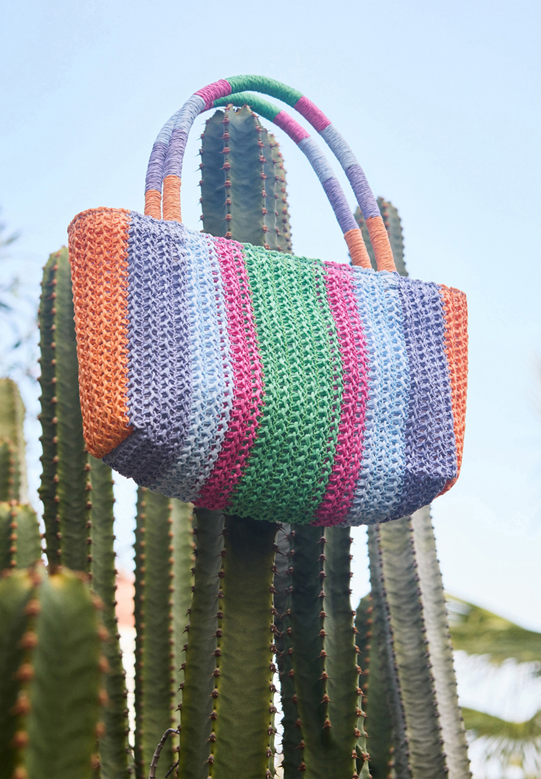 Straw Bag Magic Fade