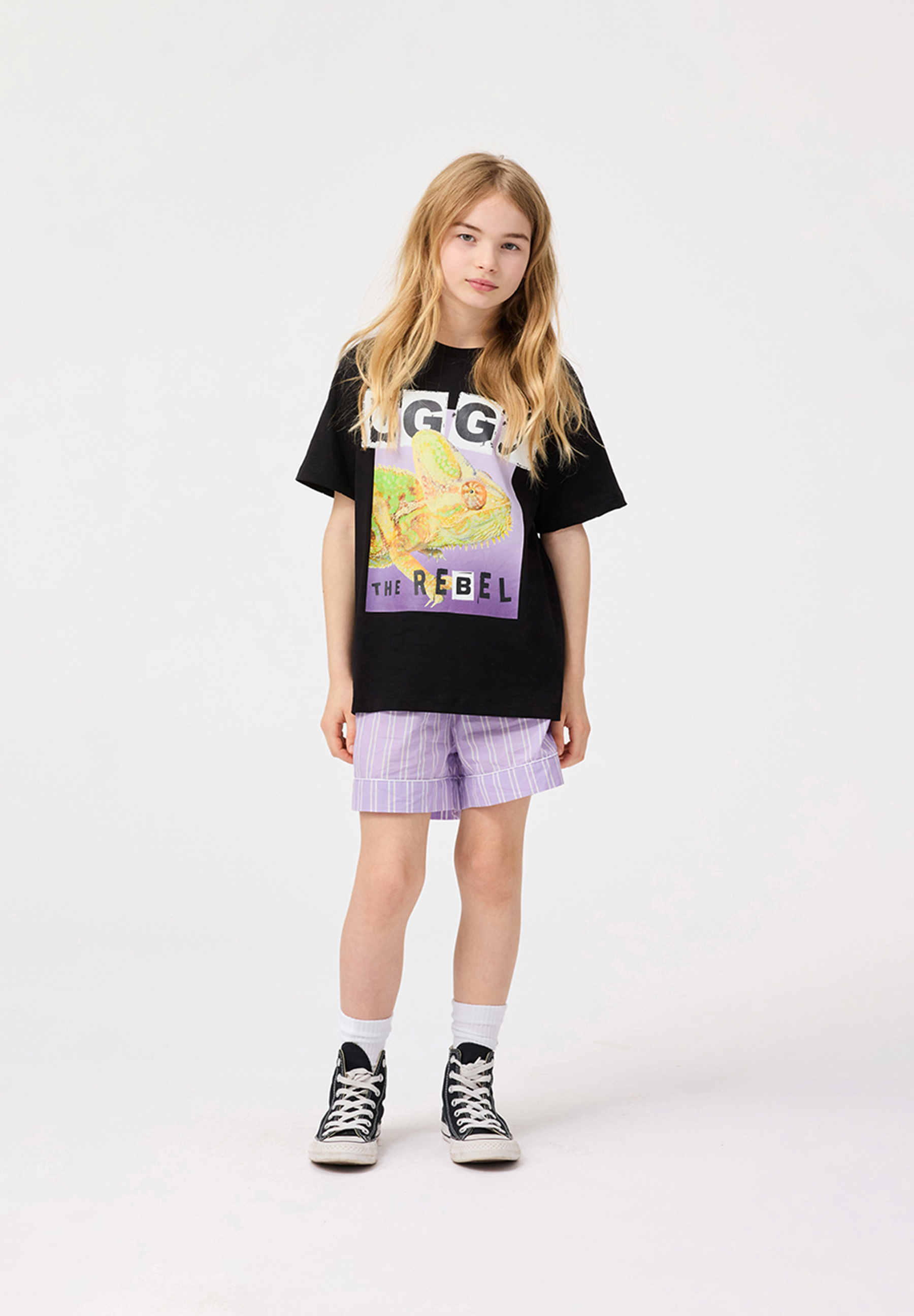 Aja Purple Rail Stripe