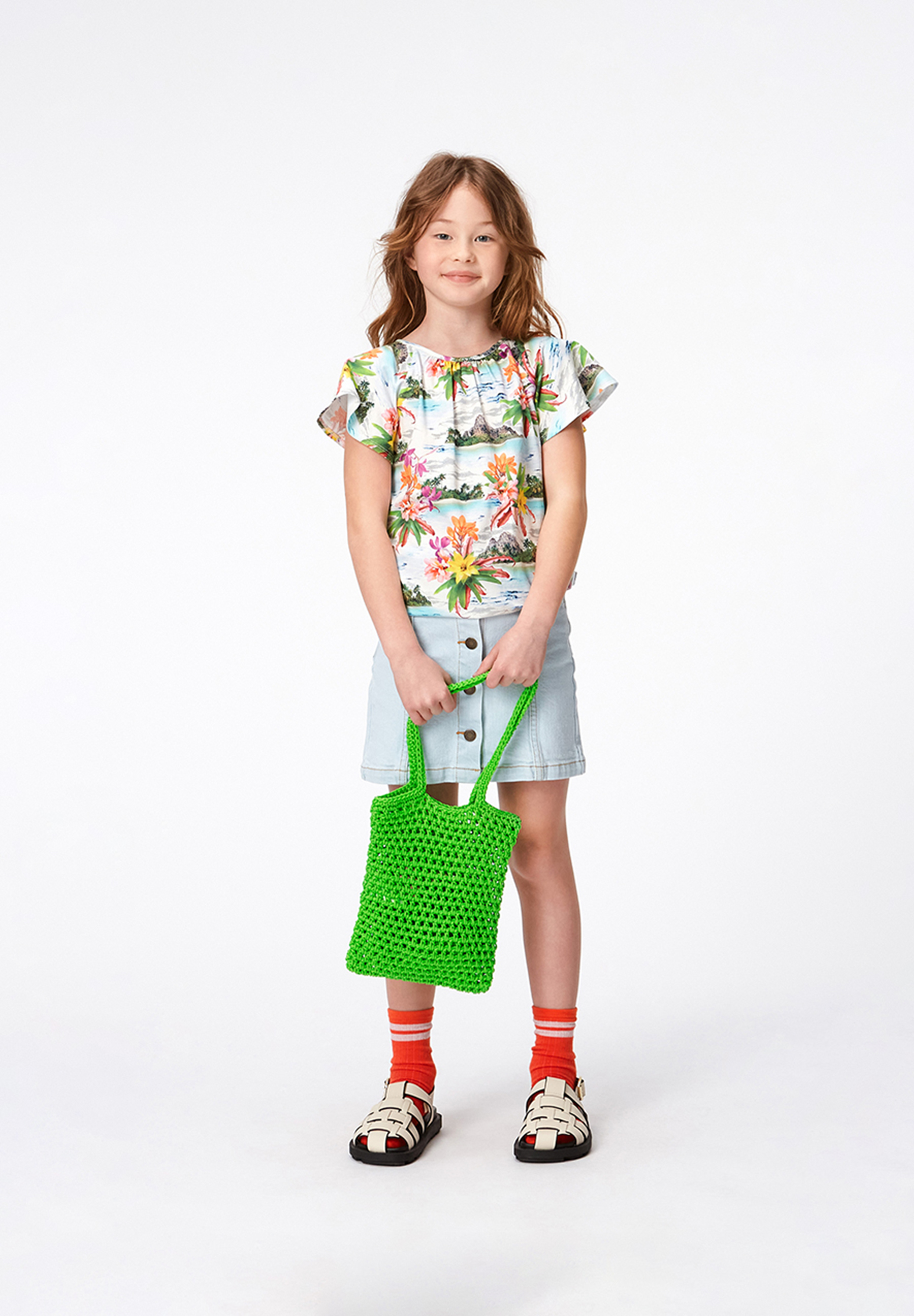 Crochet Bag Classic green