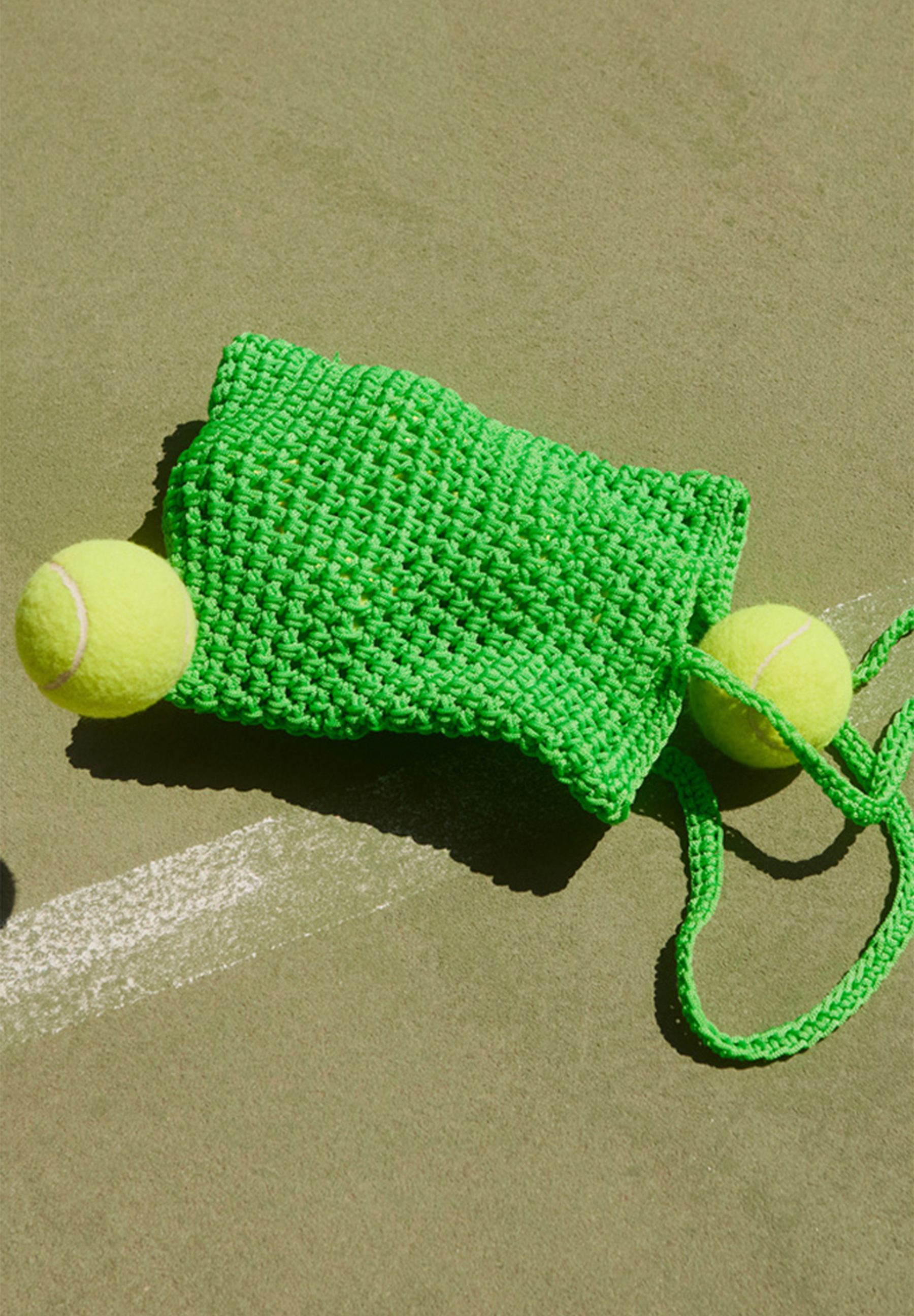 Crochet Bag Classic green