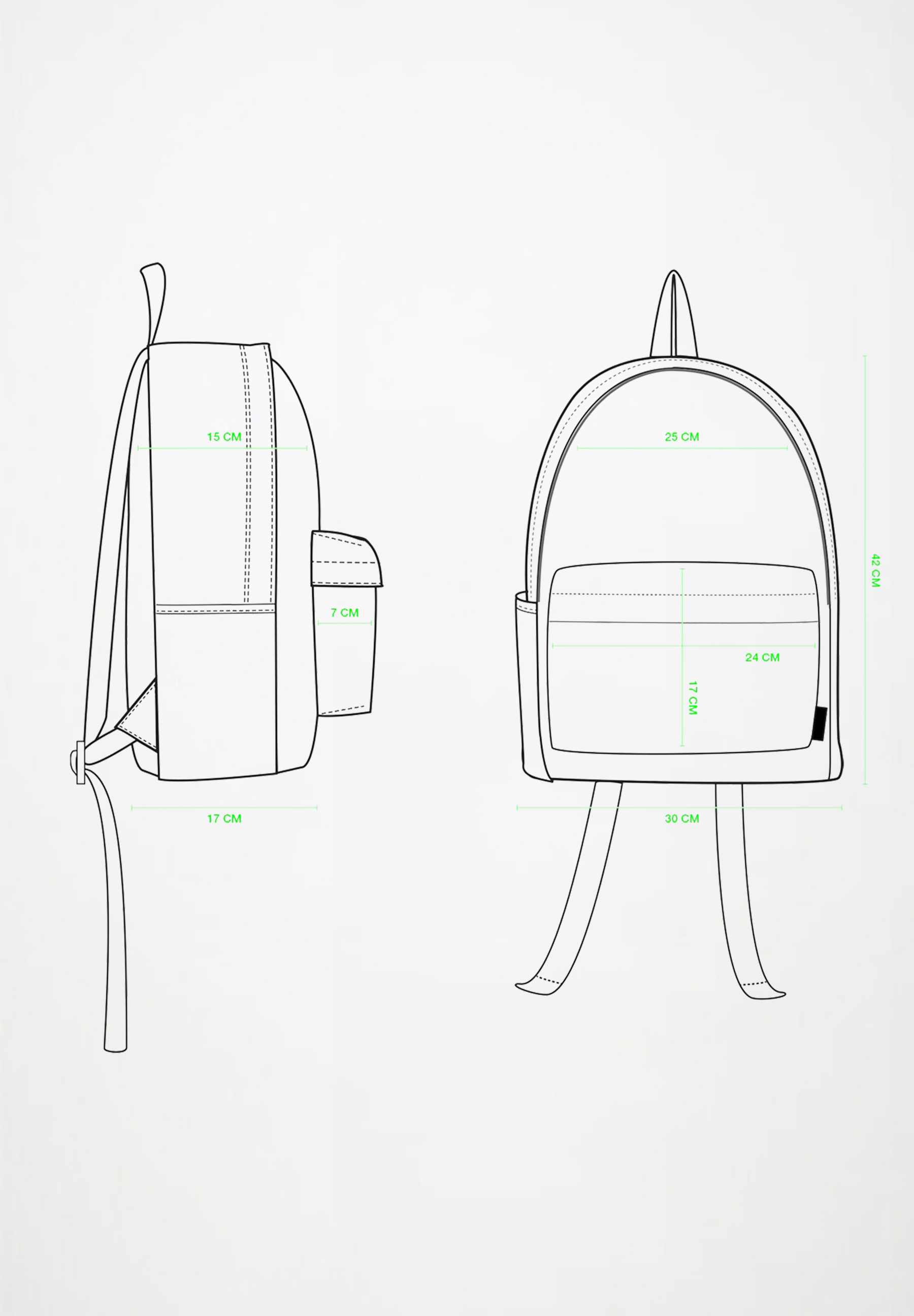 Backpack Mio Green Leo