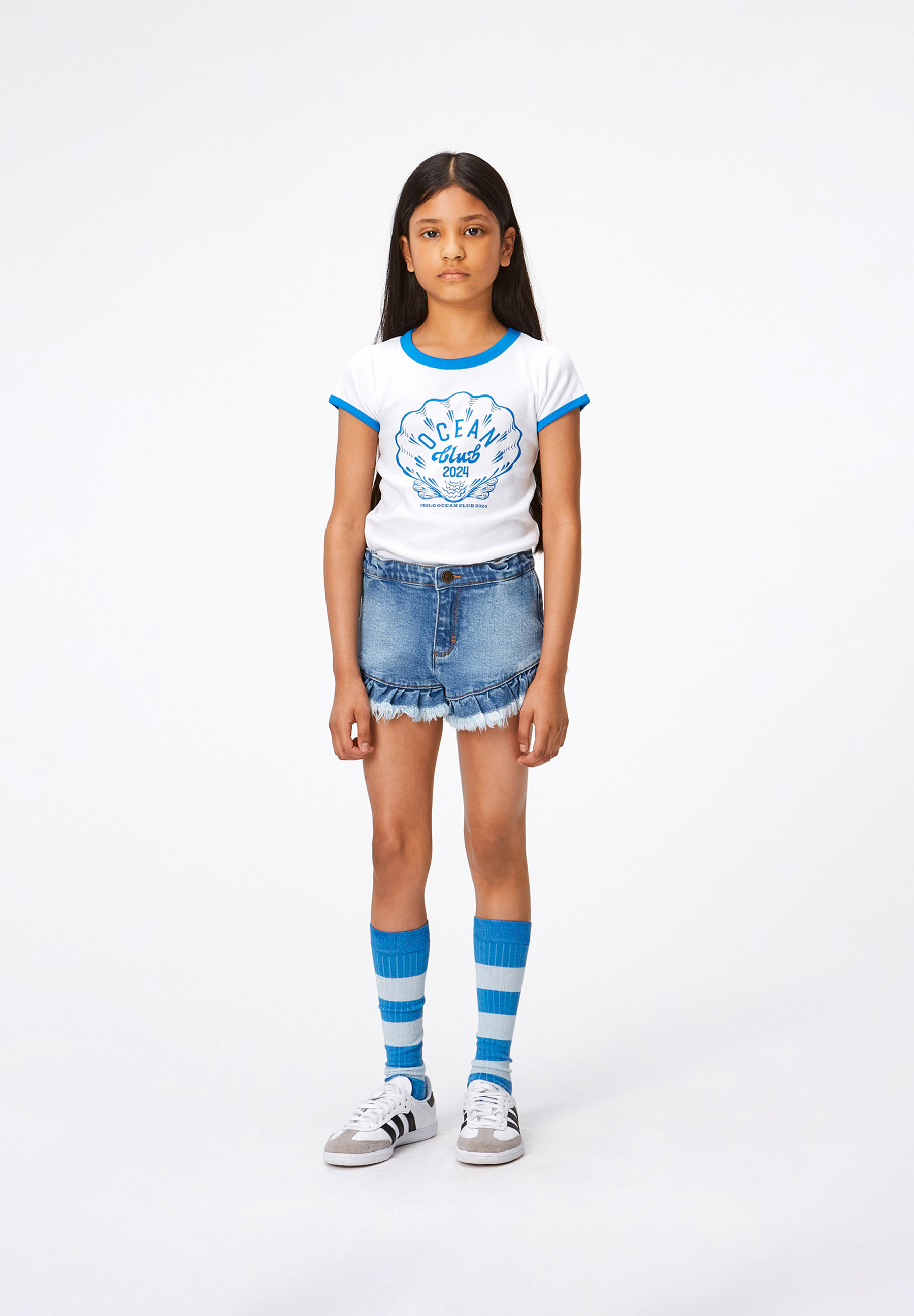 Agnetha Washed Denim Blue