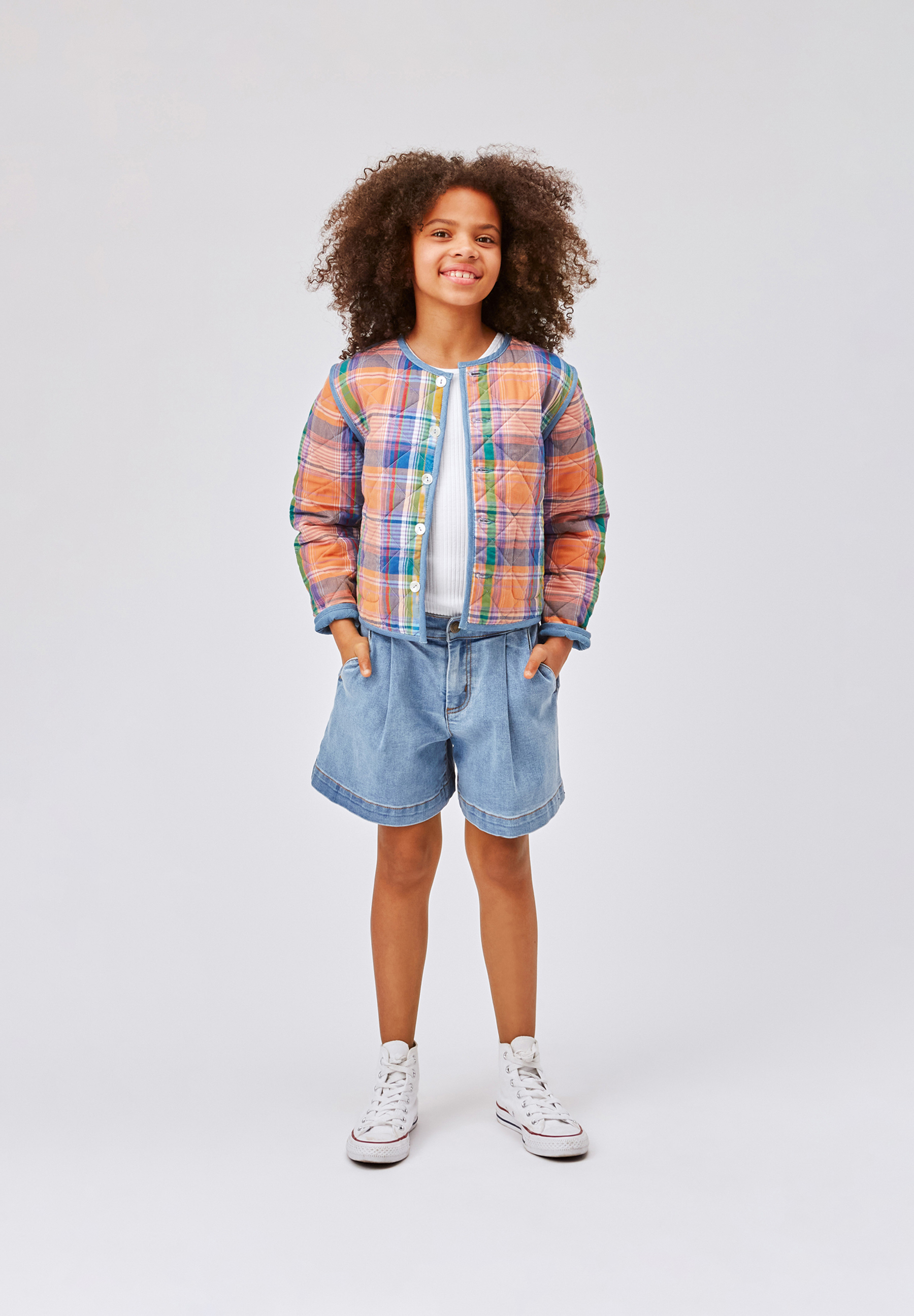 Amari Washed blue denim