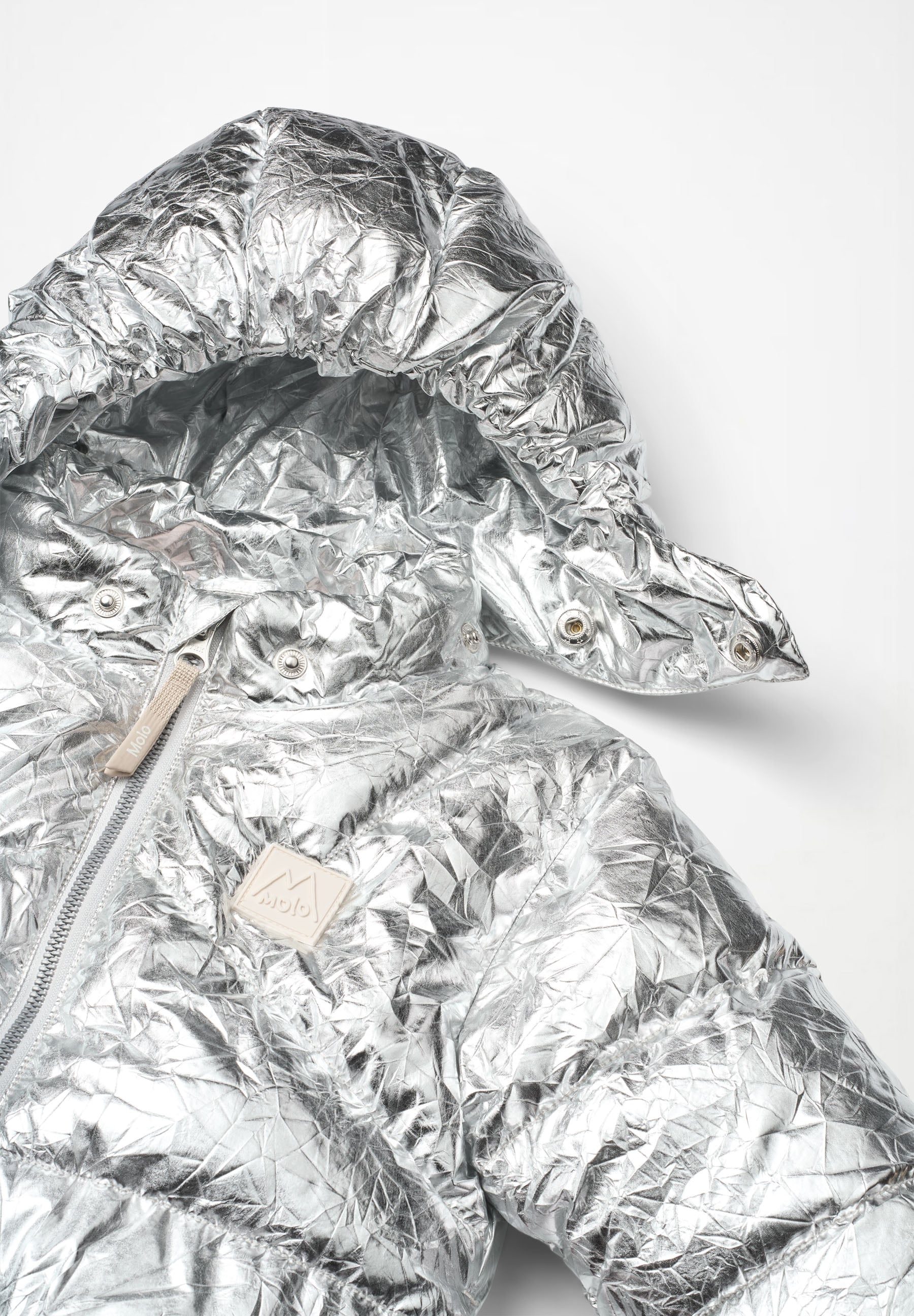 Harpo Crinkled Silver