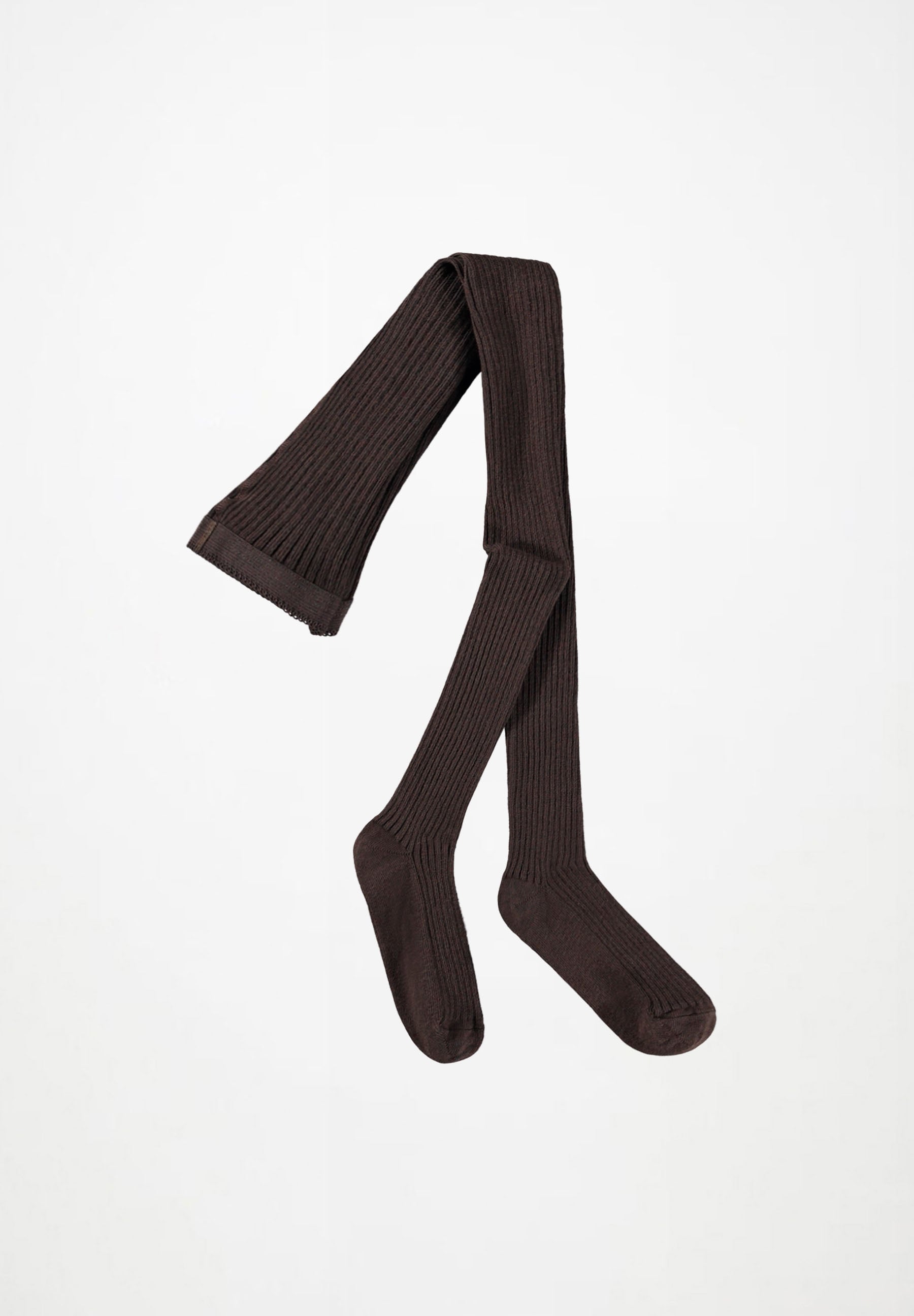 Rib Tights Bark Brown