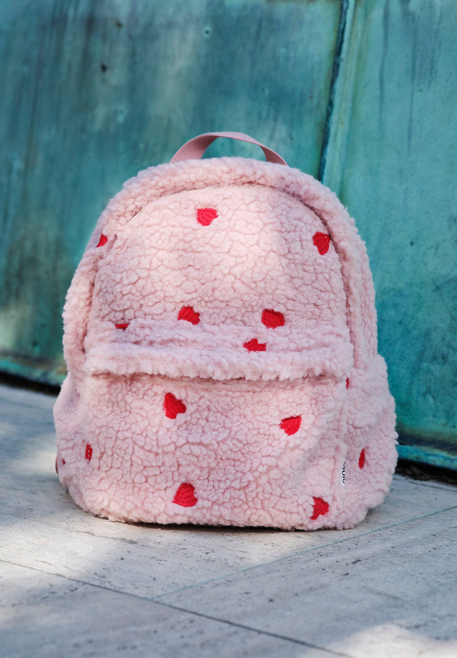Backpack Red Hearts Soft