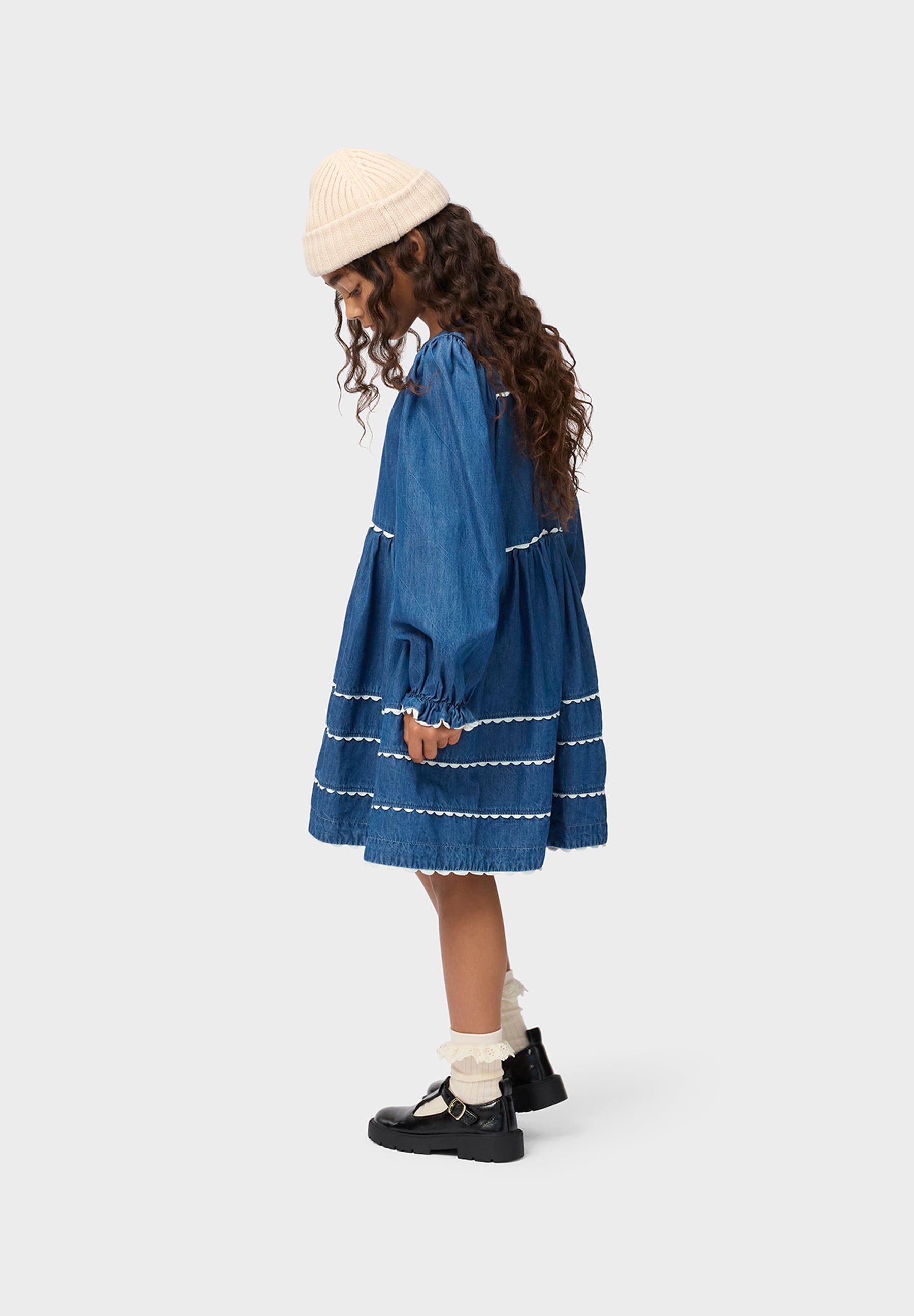Caren Mid Blue Wash