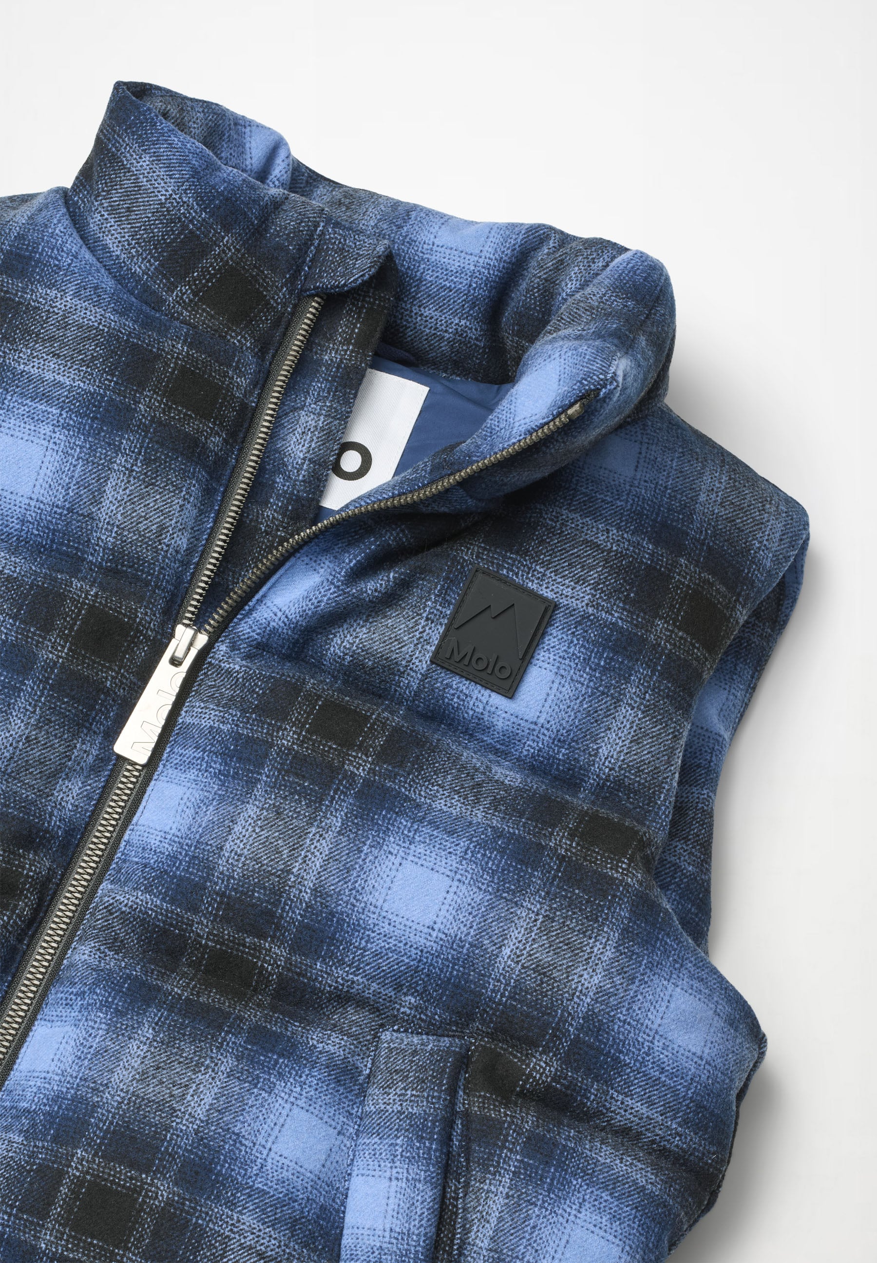 Heike Wool Check Navy
