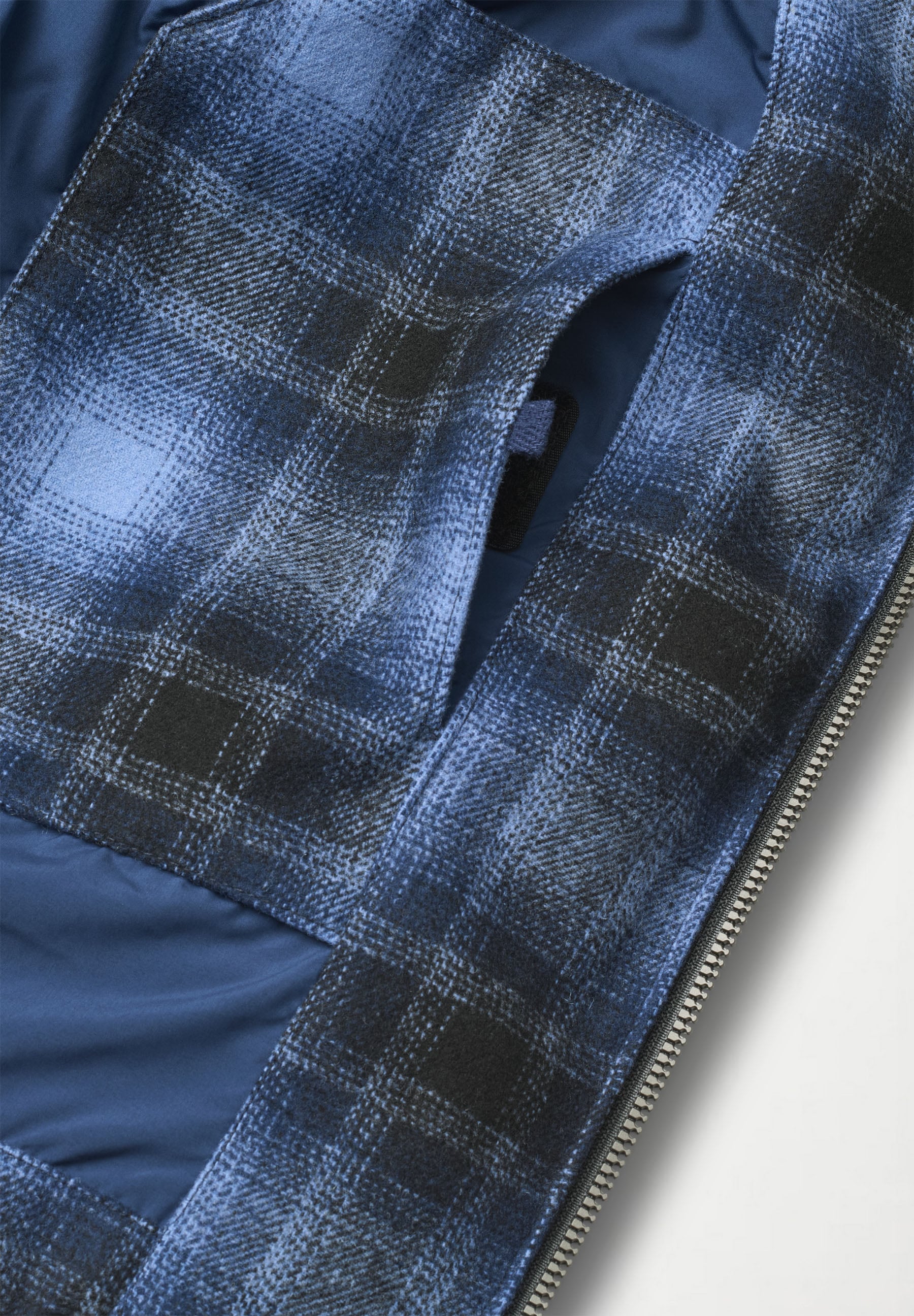 Heike Wool Check Navy