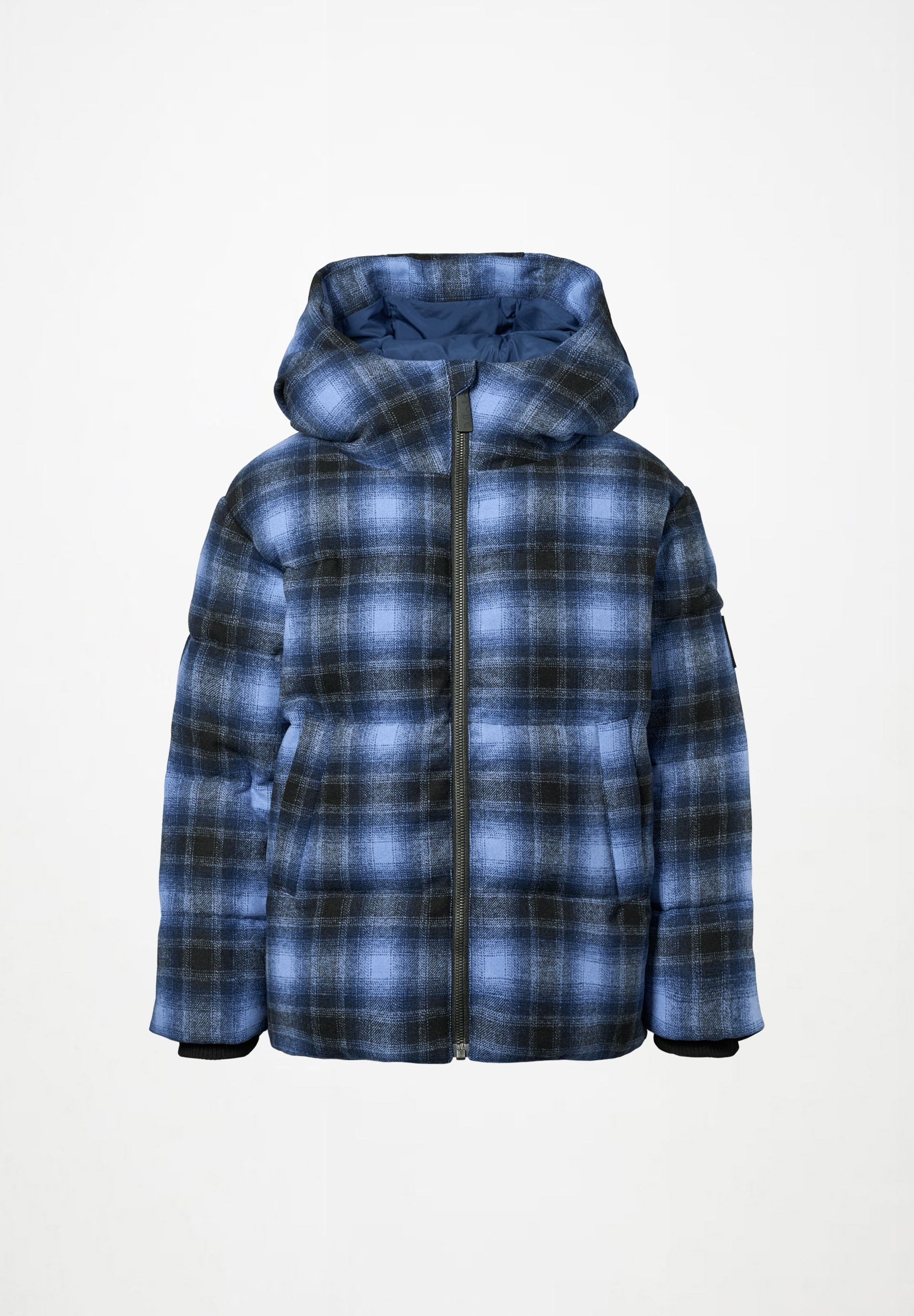 Hilo Wool Check Navy