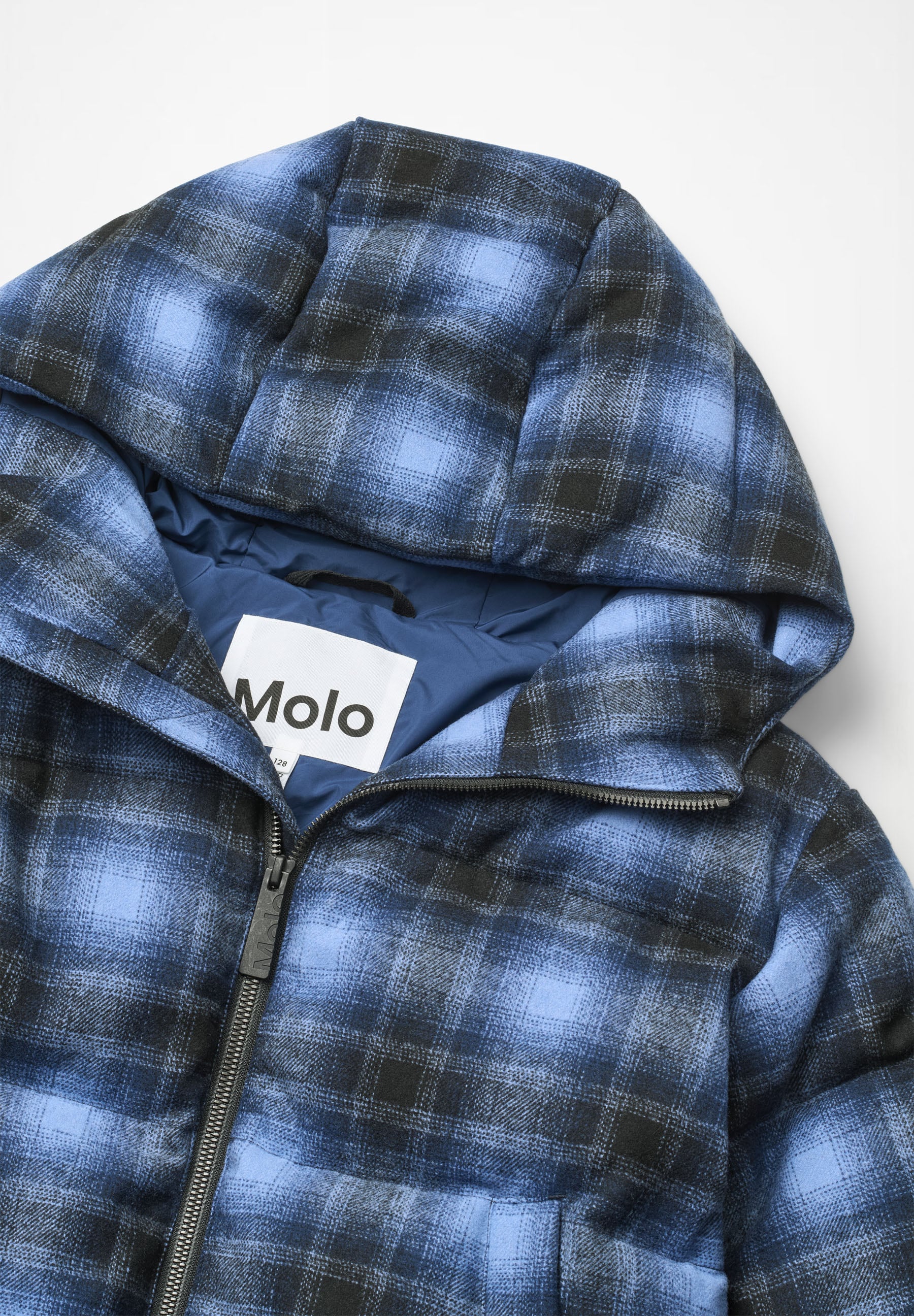 Hilo Wool Check Navy