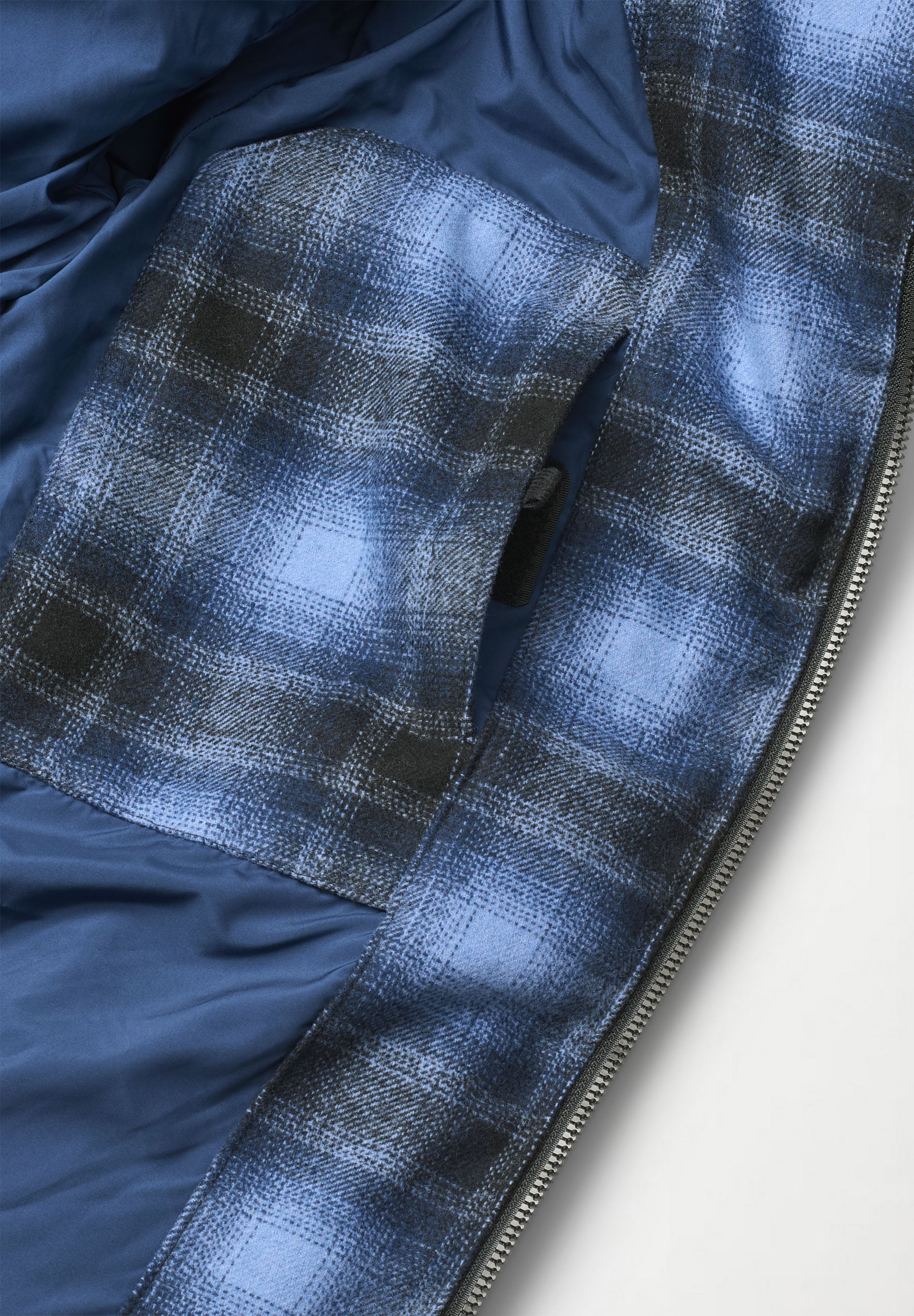 Hilo Wool Check Navy