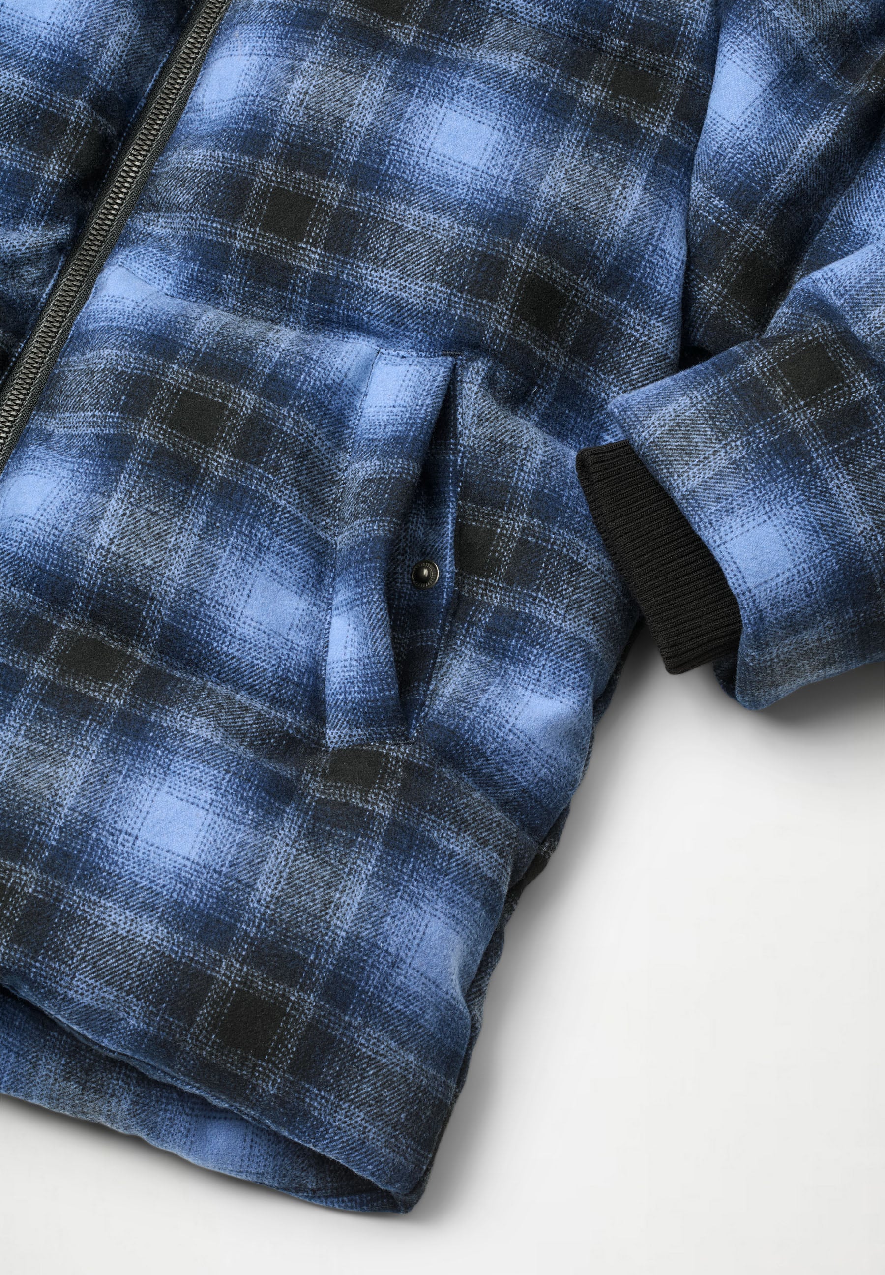 Hilo Wool Check Navy