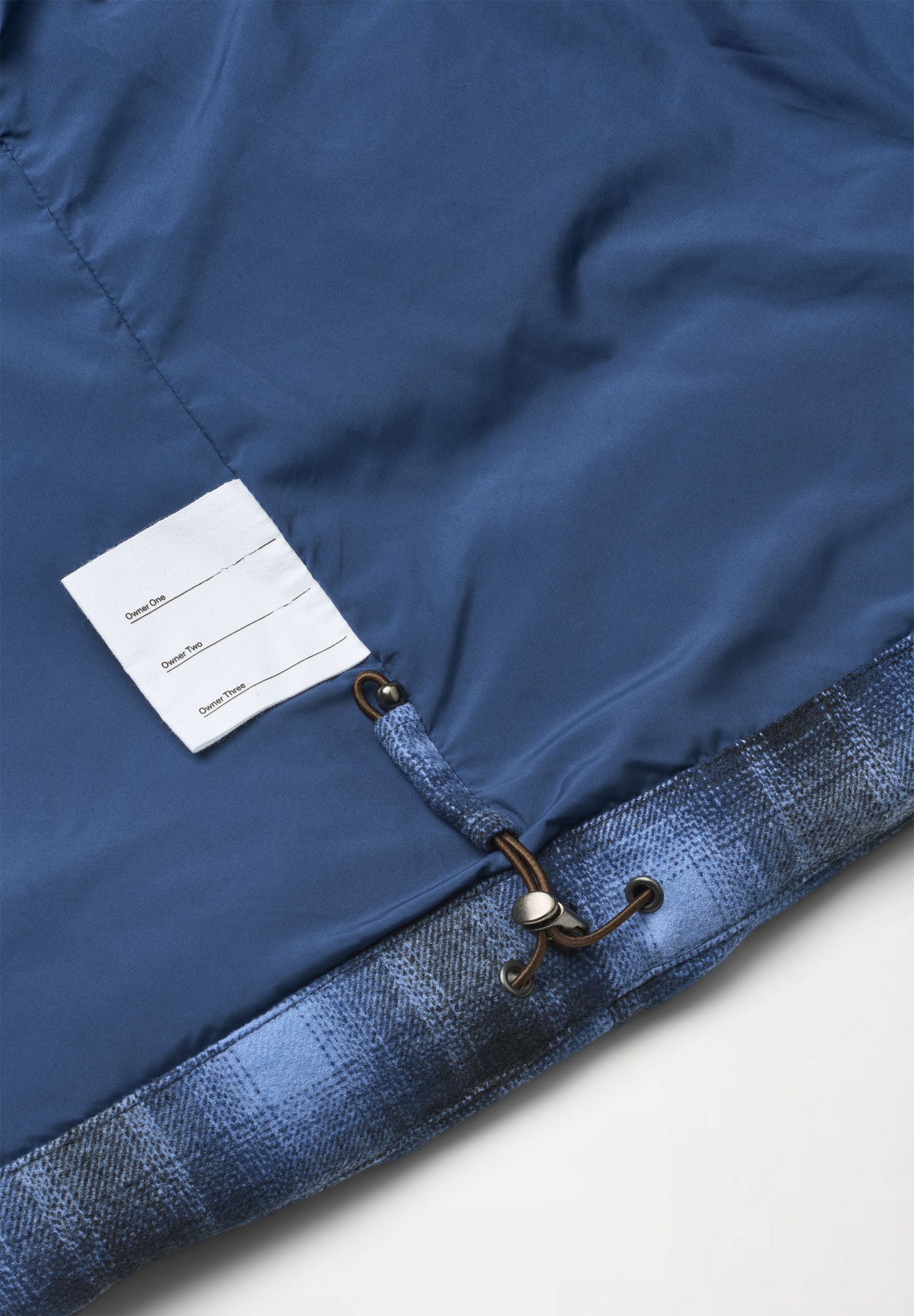 Hilo Wool Check Navy
