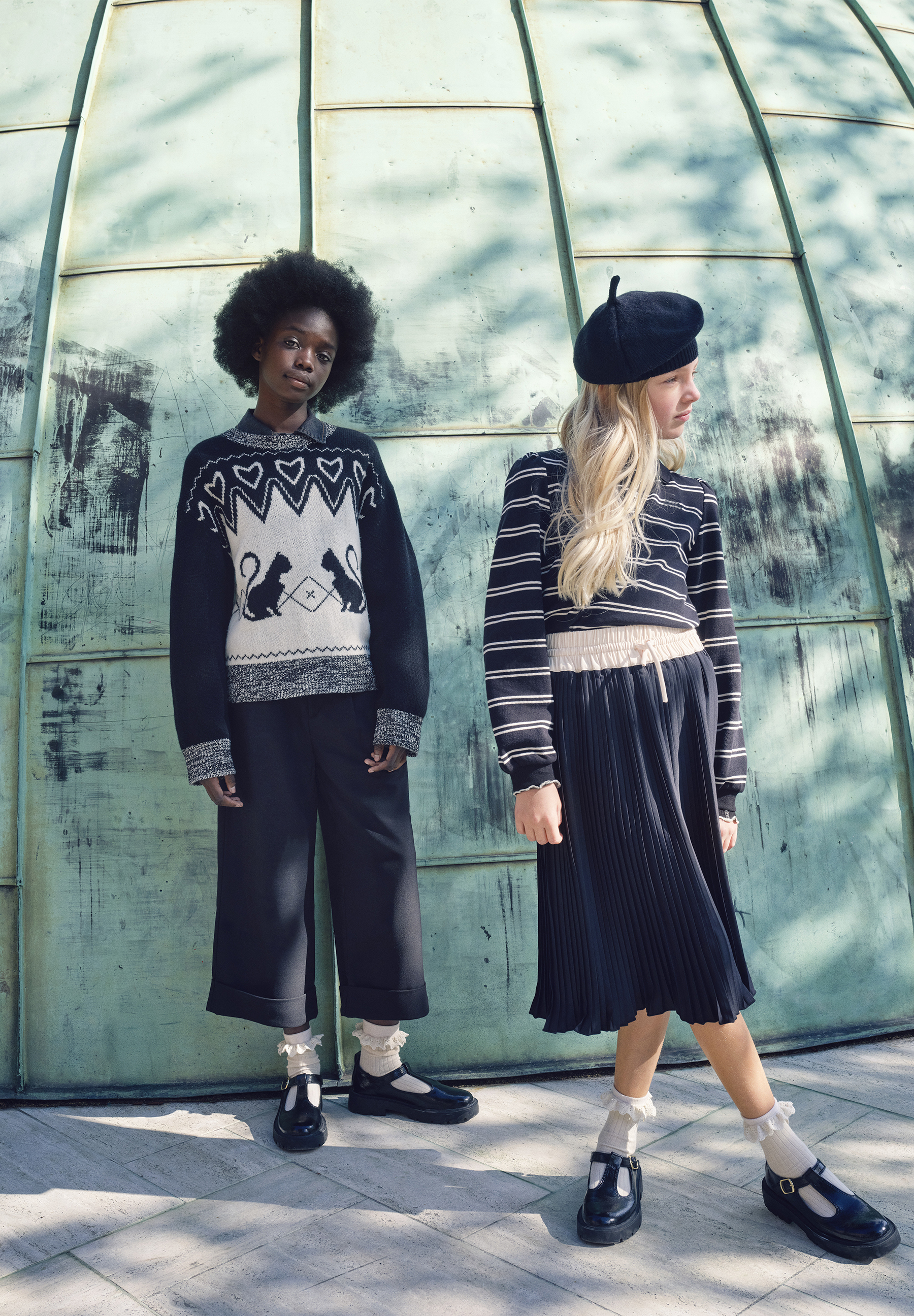 Ravi Black Ivory Stripe