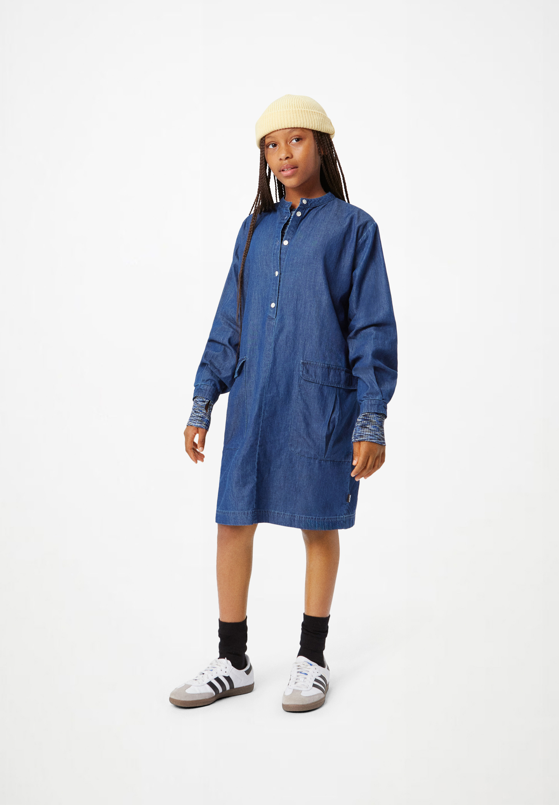 Caela Mid Blue Wash