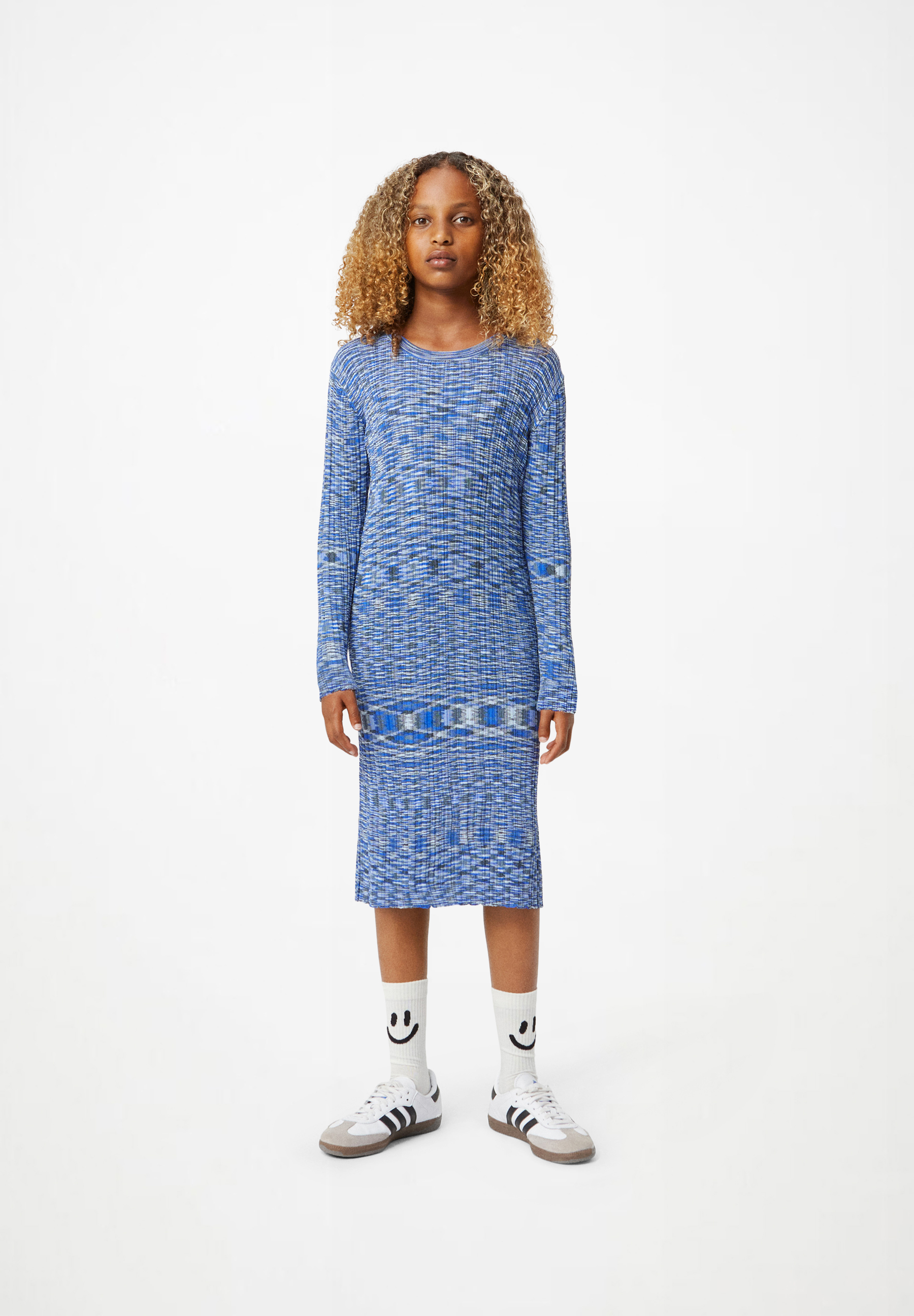 Camille Blue Mouliné