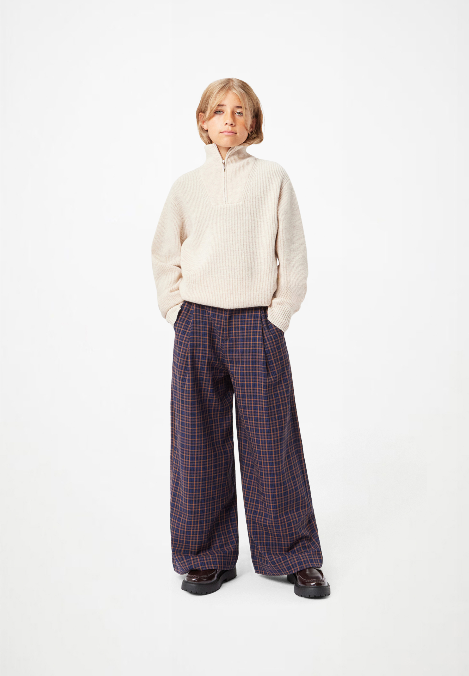 Alta BlueBrown Check