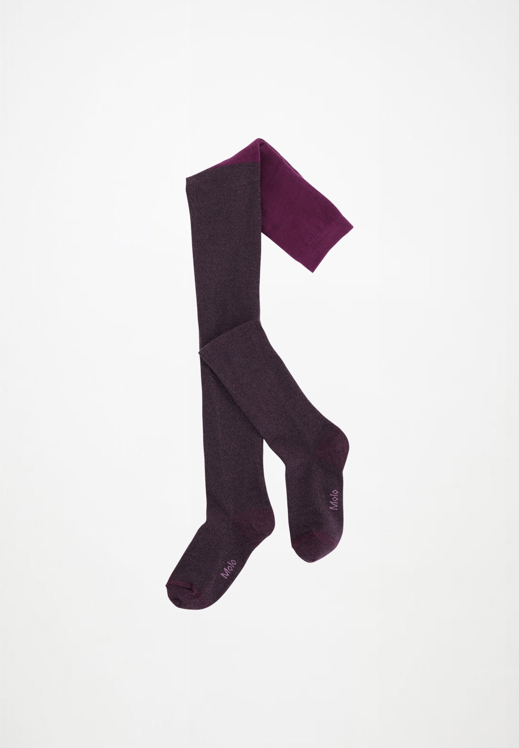 Glitter tights Purple Shadow