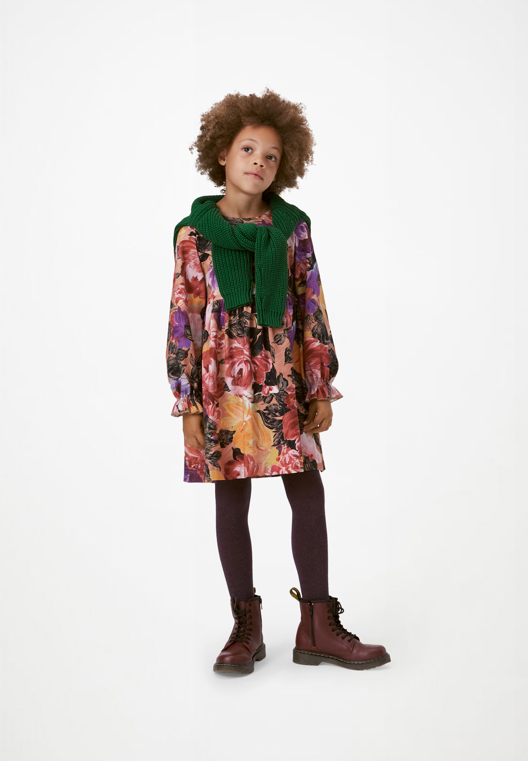 Glitter tights Purple Shadow