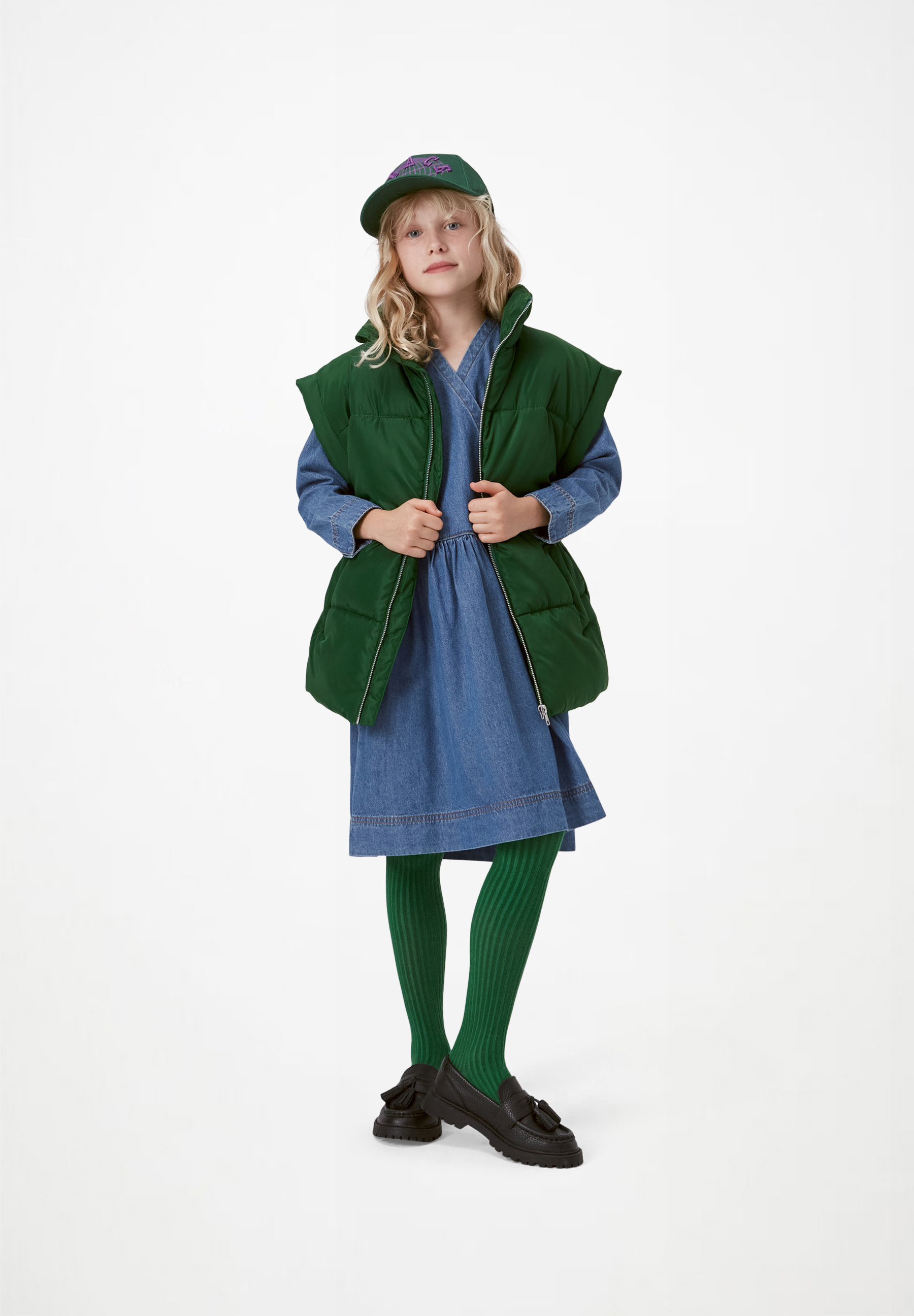 Rib Tights Woodland Green
